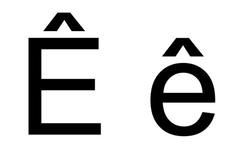 e accent circonflexe